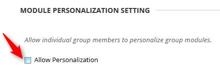 Uncheck the Allow Personalization option.