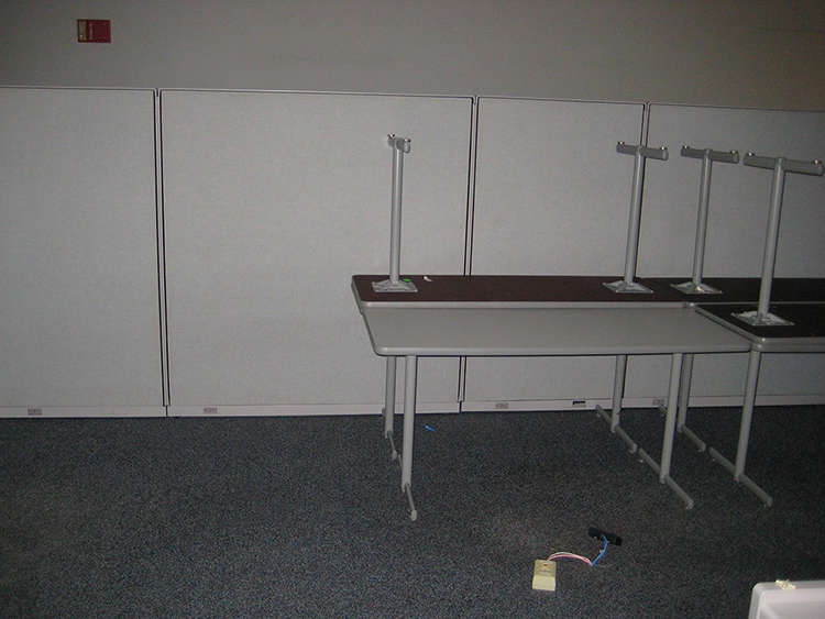 4 CUBICLE PANELS