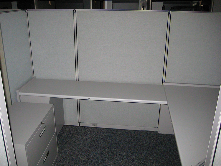 CUBICLE W/2 DRAWER LATERAL