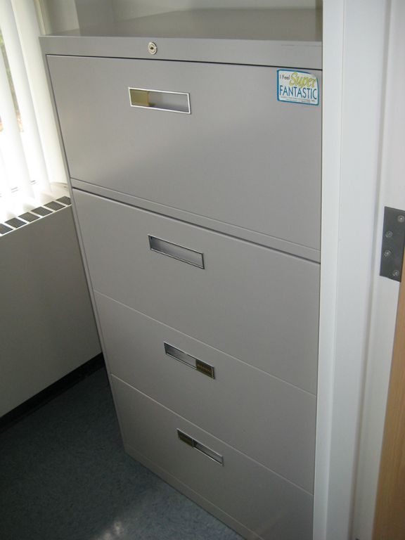 4 DRAWER LATERAL FILE