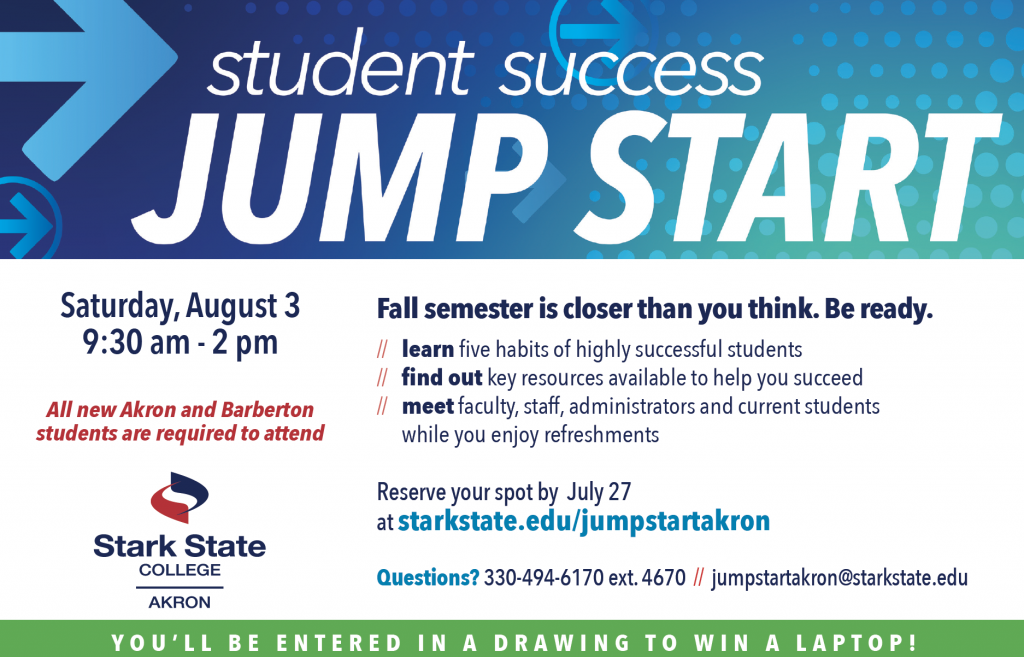 SSC Akron Jump Start Stark State College North Canton Ohio