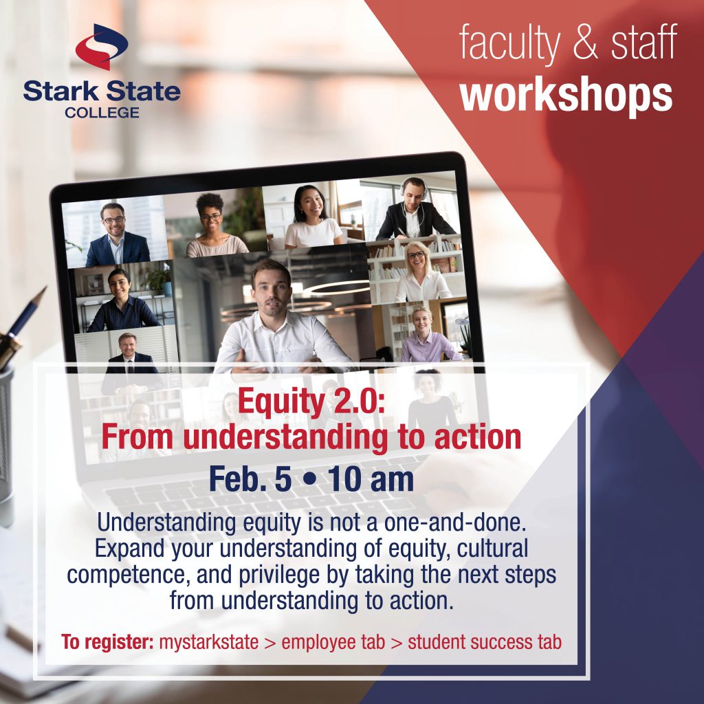 Virtual faculty/staff workshop | Equity 2.0: From understanding to action