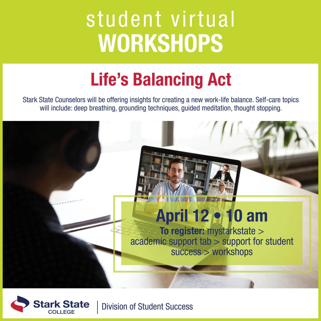 Virtual student workshops | Life's balancing act
