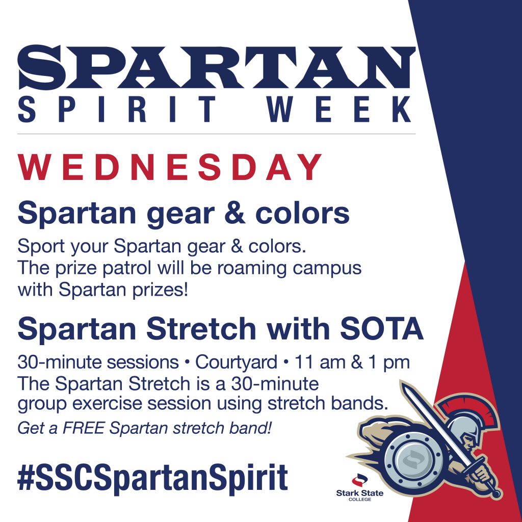 Spartan Spirit Week [Spartan gear & colors]