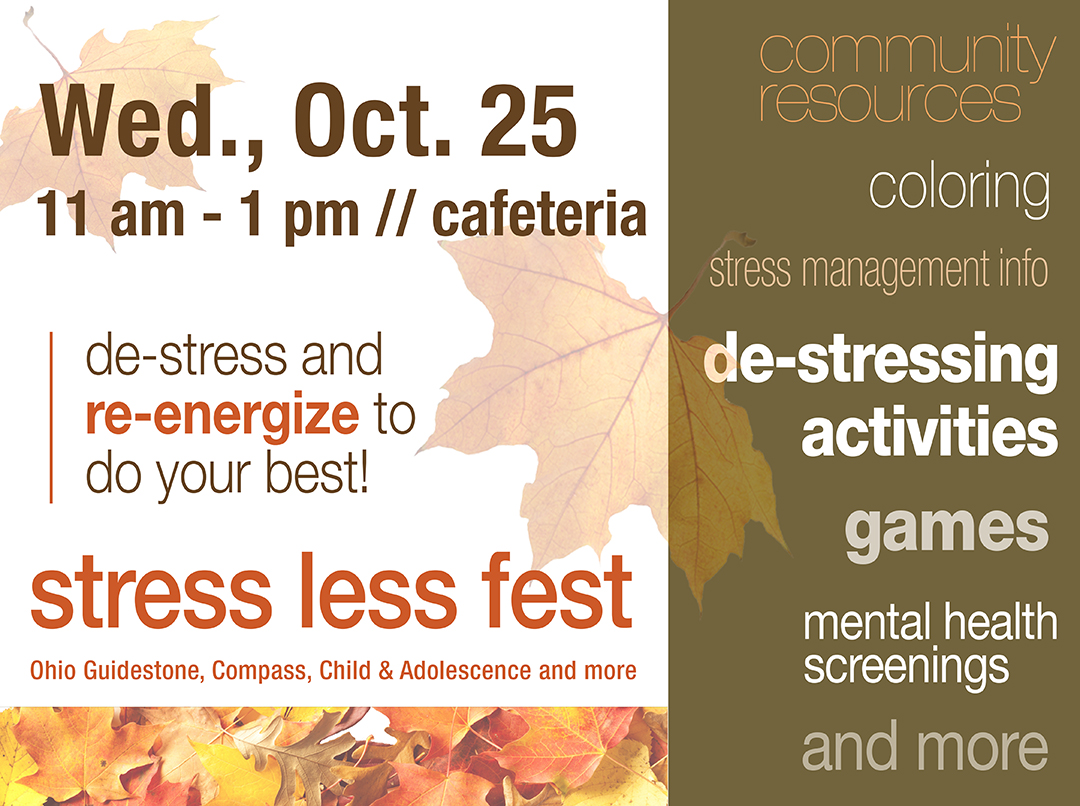 Stress Less Fest on main campus