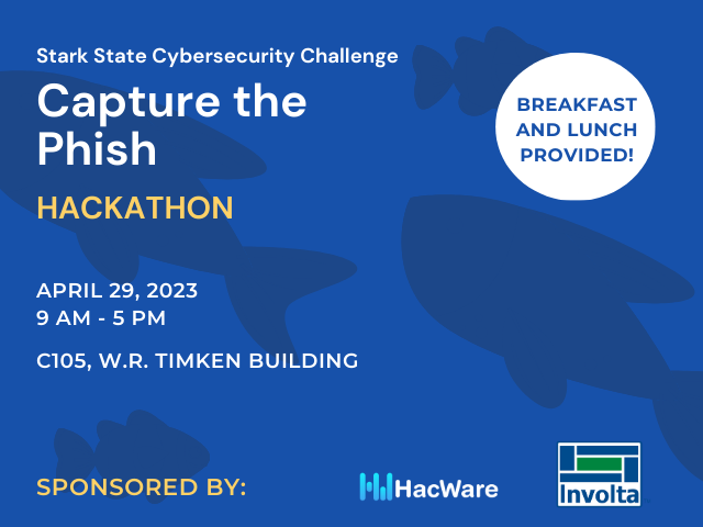 Capture the Phish hackathon April 29 from 9 am - 5 pm