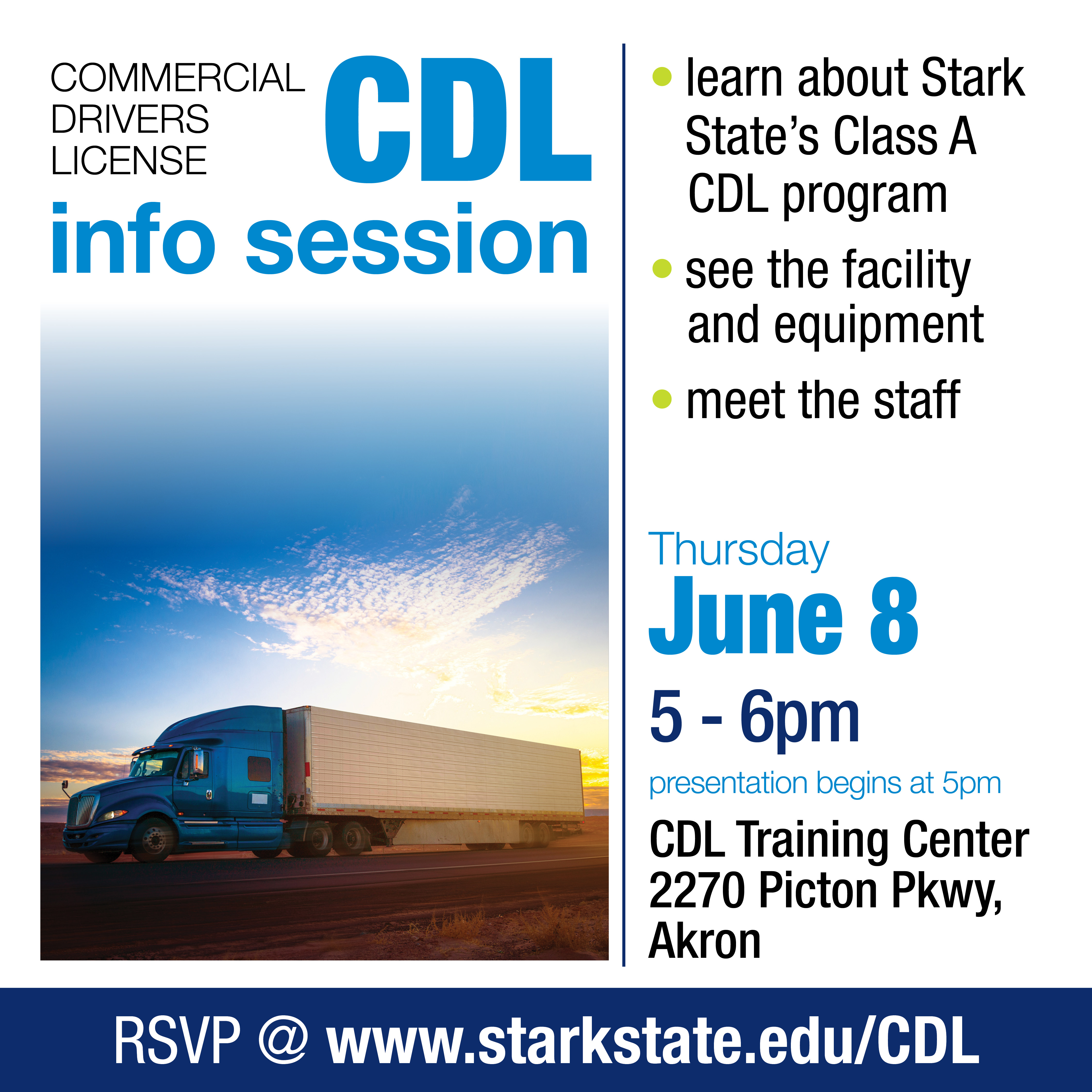 CDL info session June 8 at 5 p.m.