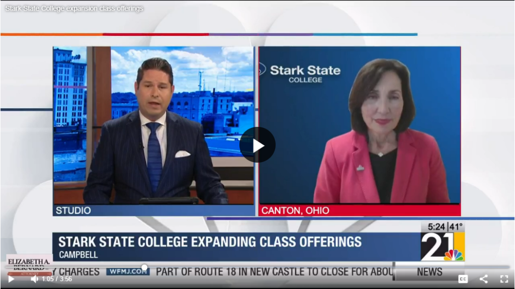 Stark State President Dr. Para Jones sits down on 21 News at 5 to talk about the college's latest class offerings in the Valley.