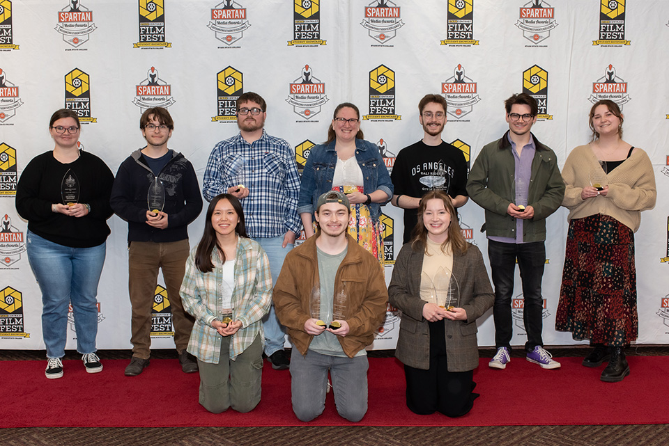 Spartan Media award winners group photo