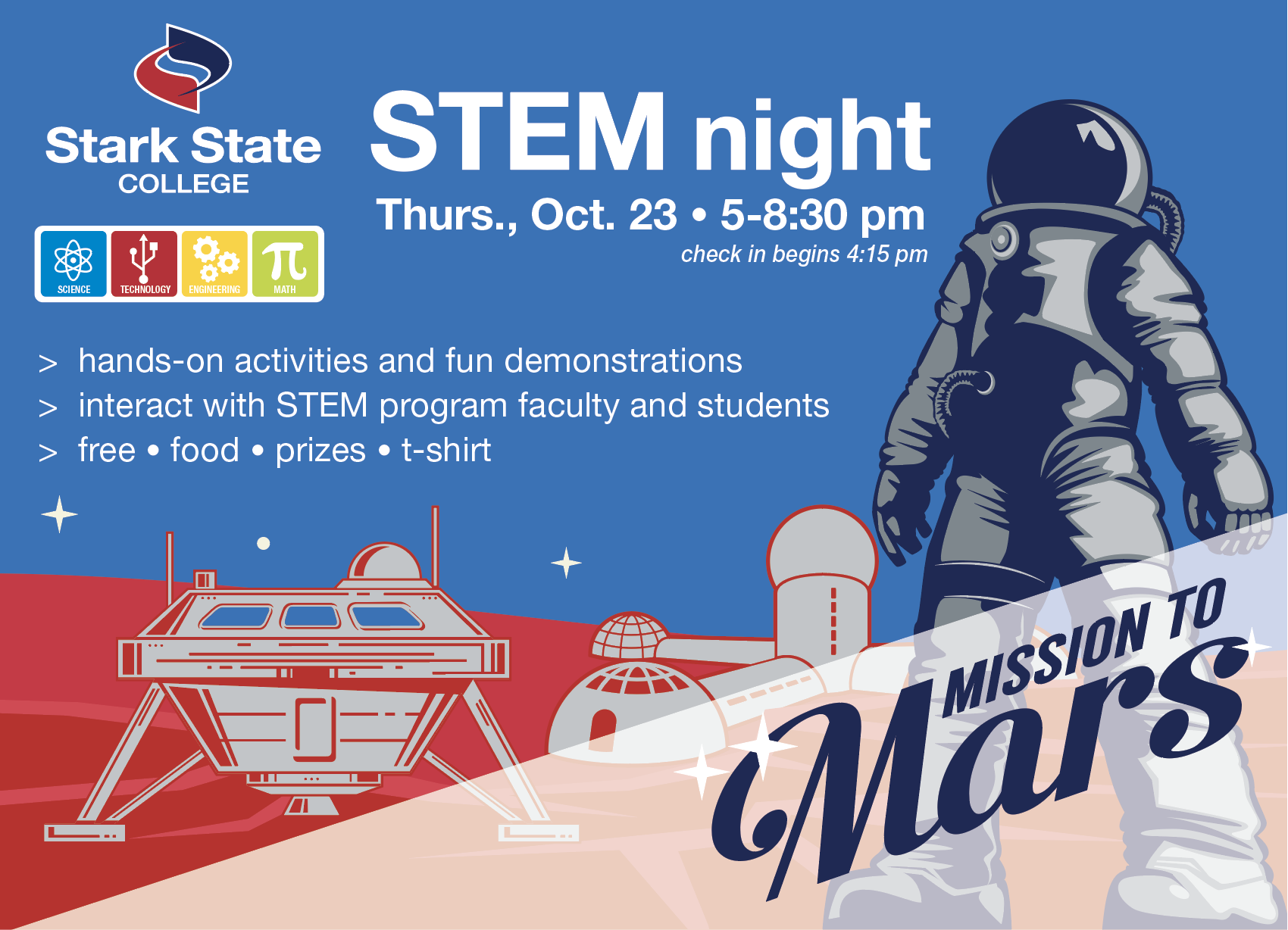 Mission to Mars STEM night event