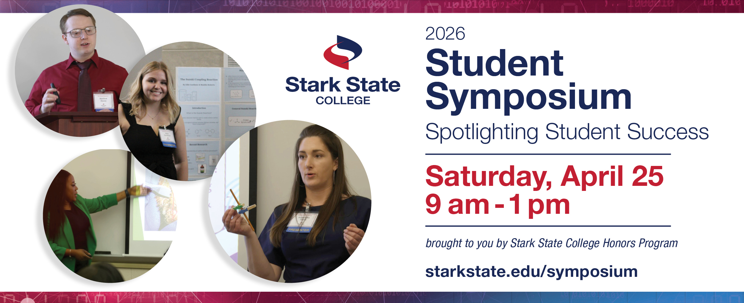 2026 Student Symposium on Saturday, April 25