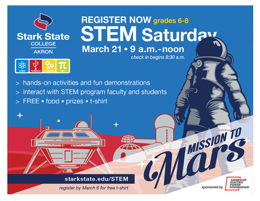 Mission to Mars is the theme of the annual SSC STEM Saturday