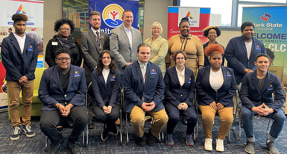 Akron Public Schools formally welcomed Stark State College (Stark State) as a sister college to East Community Learning Center