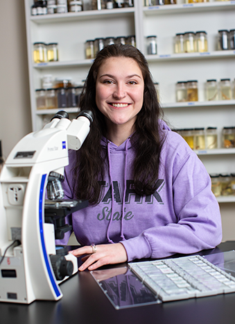 Student smiling, Deanna
