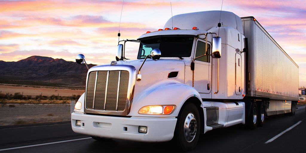 Online Freight Broker/Agent Training, image of truck